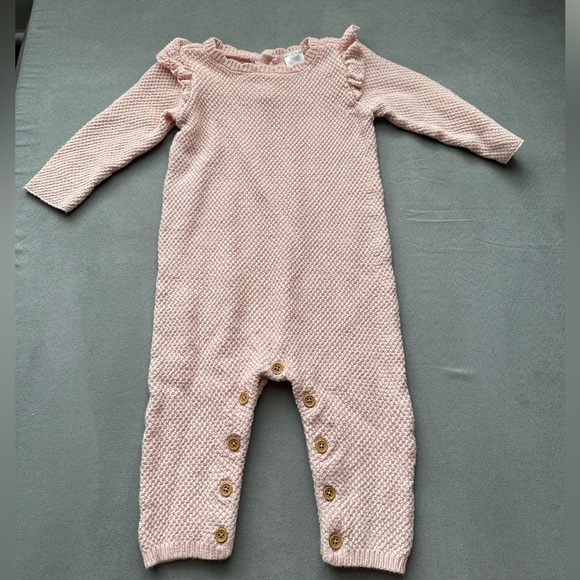Modern Moment’s - Pink - Knit Romper - Picture 1 of 3